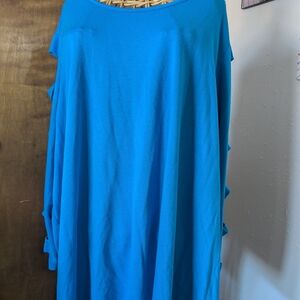 Terra & Sky Turquoise Knit Top